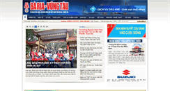 Desktop Screenshot of baobariavungtau.com.vn